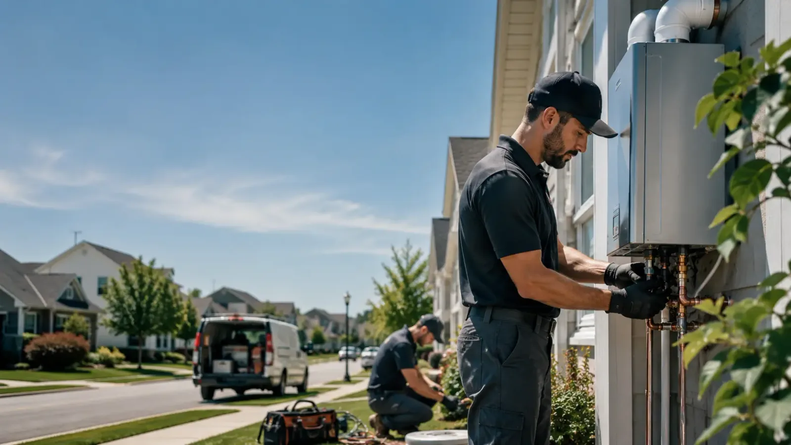 Tankless Water Heater Installation in Water View, VA